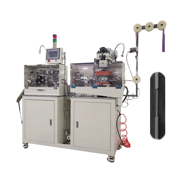 HY-101S-A Auto Plastic Zipper Gapping And Clean Teeth Machine