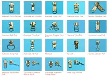 Sliders for Metal Zippers