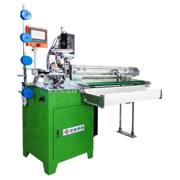 HY-134B-C Auto Open-end Zipper Cutting Machine(Ultrasonic Manipulator Pull Tape)